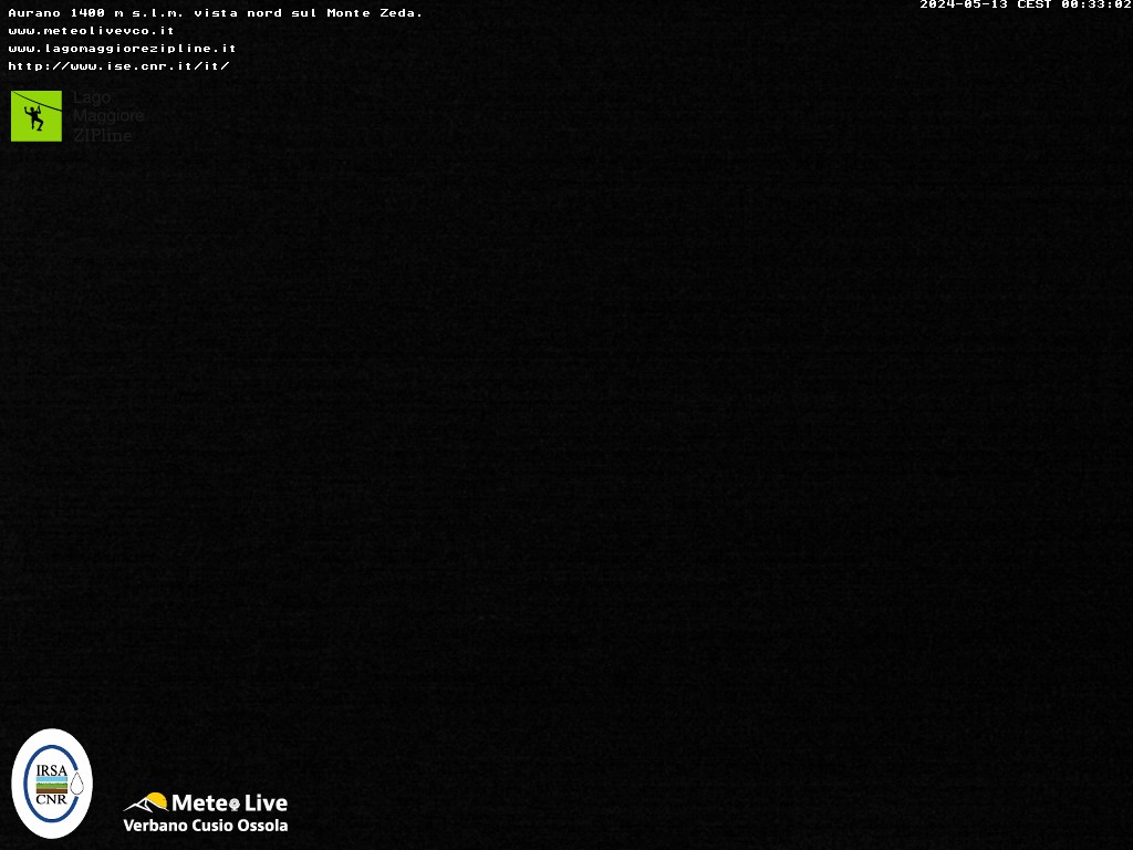 immagine della webcam nei dintorni di Santa Maria Maggiore: webcam Aurano