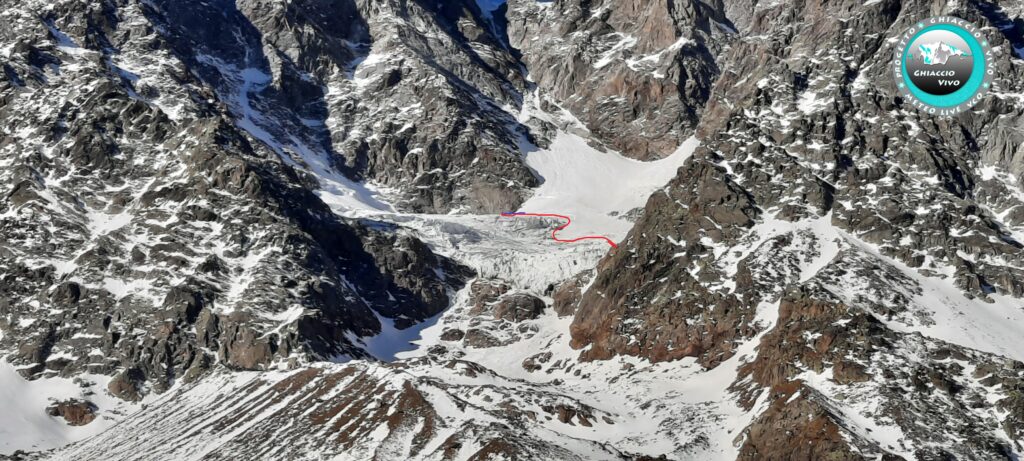 CLIMA, ghiacciai senza neve come in estate, ecco il Piccolo Fillàr, Macugnaga. CLIMA, ghiacciai senza neve come in estate, ecco il Piccolo Fillàr, Macugnaga.