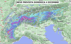Scopri di più sull'articolo METEO, da venerdì nuovo peggioramento, dapprima neve sulle Alpi