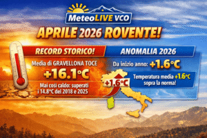 Nuova ondata di caldo anomalo: aprile 2026 mai così caldo
